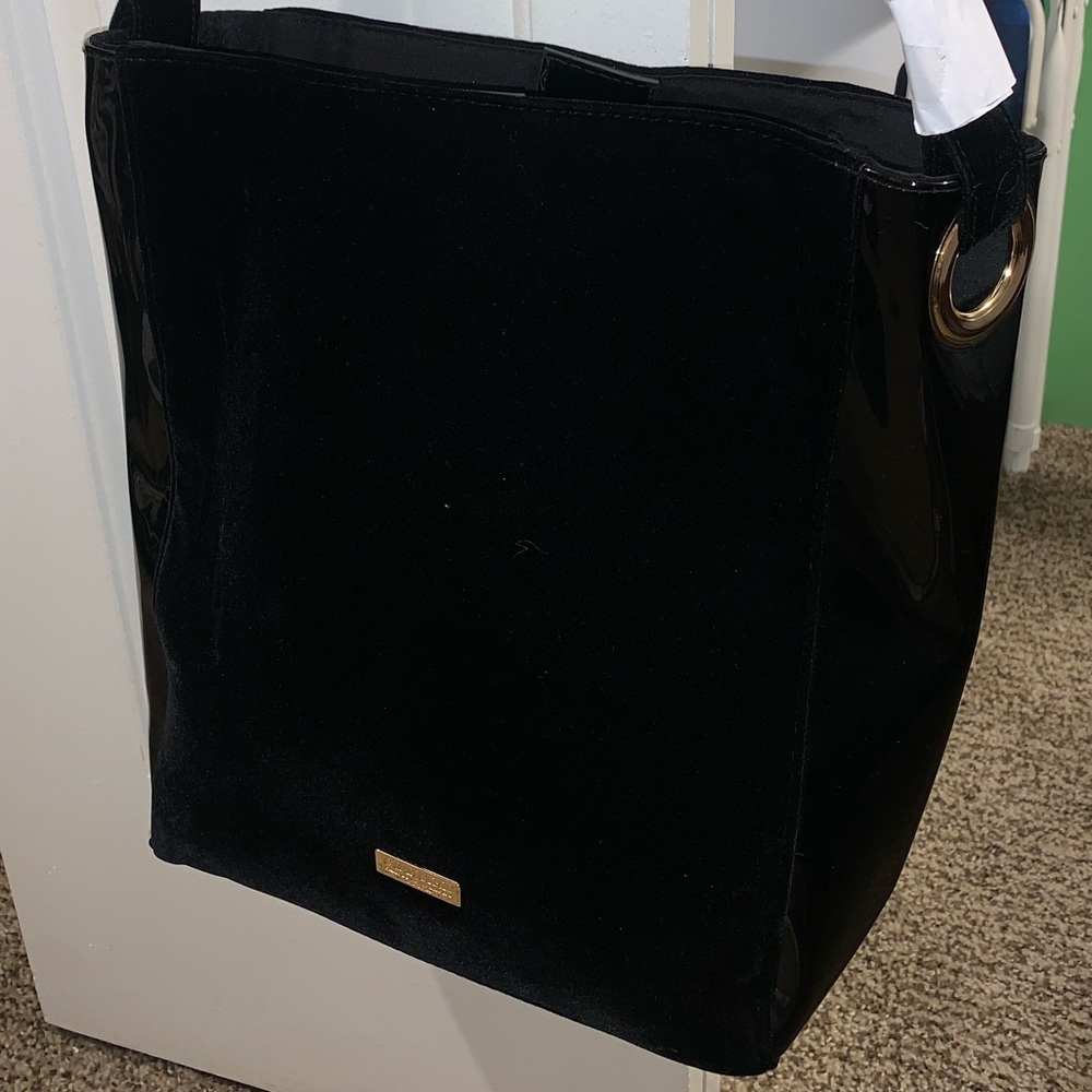 Good Girl Brand New Black Suede Purse